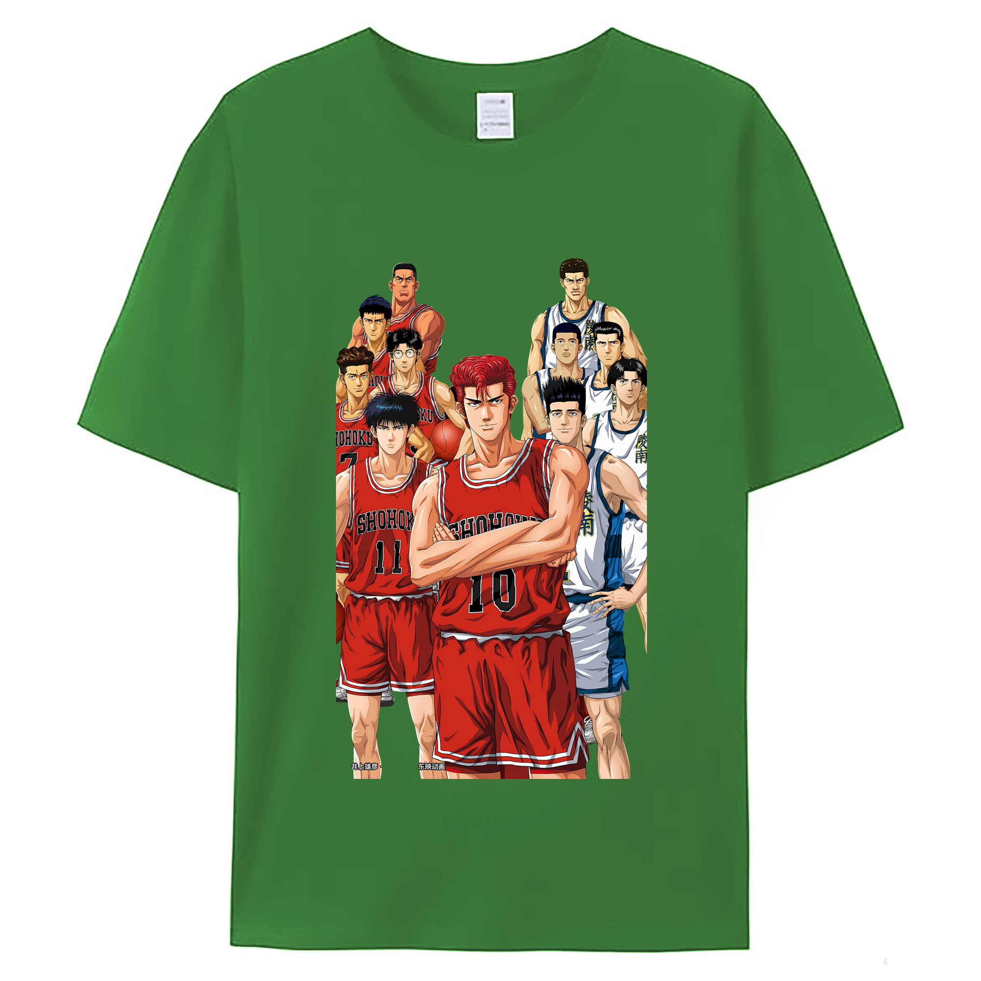 （画像用） SLAM DUNK／スラムダンク レディースカジュアルプリントTシャツ（綿100％）